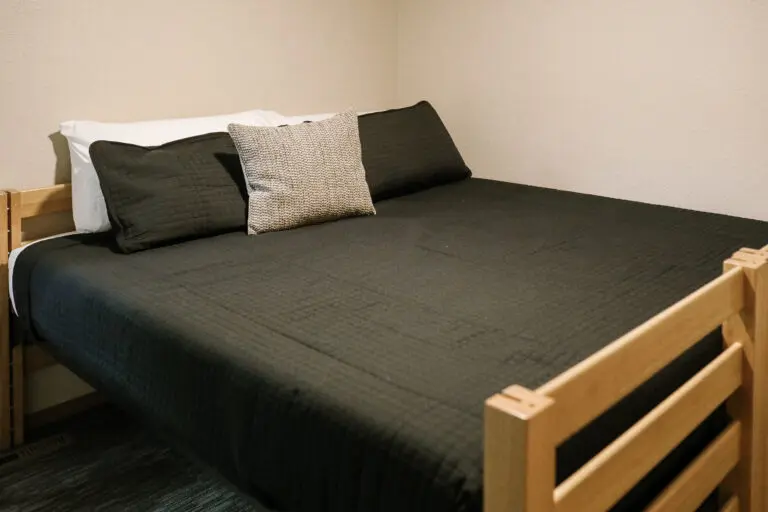 Bedroom with queen bed