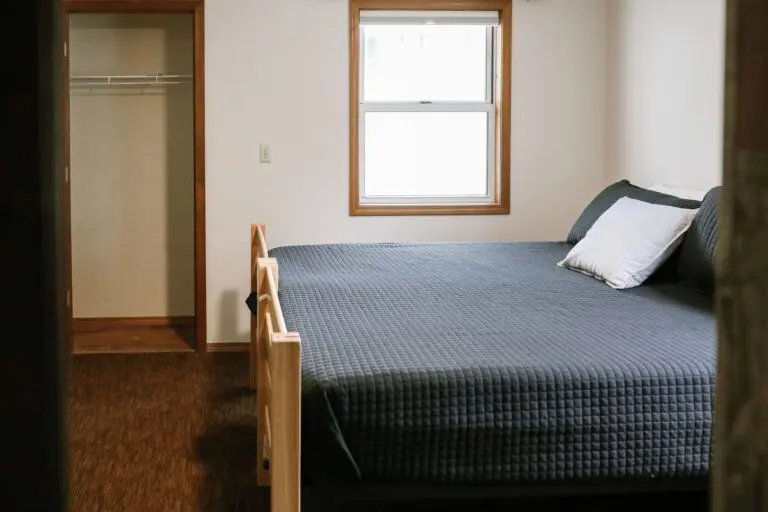 Master bedroom with king bed