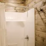 Master bathroom with shower