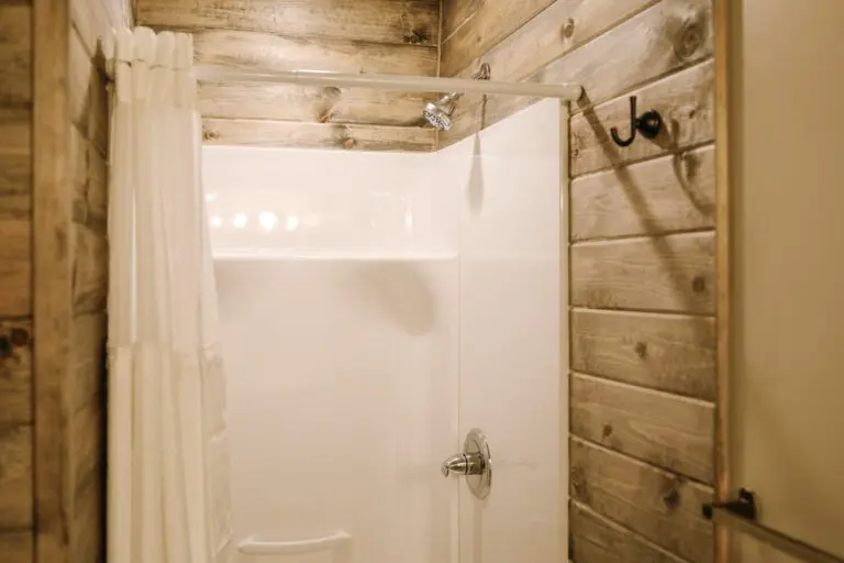 Master bathroom with shower