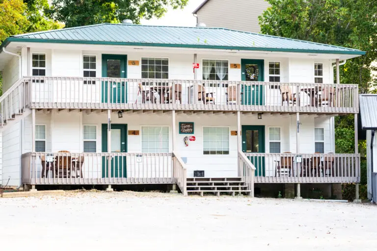 Cottage 4 is on the lower level