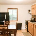 Kitchen and dining area